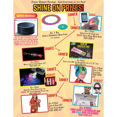 Shine On Prizes w/ Participation Prize Program Poster, 20 x 30